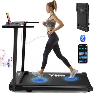 Tapis Roulant con Corrimano Pieghevole,12 Programmi Preimpostati, 0.65-2 CV,12km/h - Immagine 1 di 4