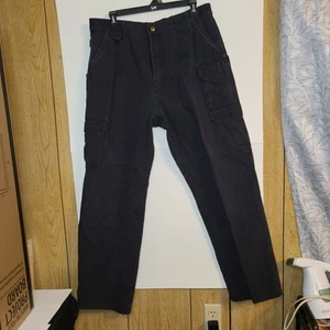 5.11 Tactical Cargo Pants Mens Size 34x32 Black Ripstop Utility - Picture 1 of 4