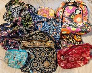 10 Vera Bradley verschiedene Taschen zum Basteln Mehrzweck Nähen Posten wie besehen #36 - Bild 1 von 22