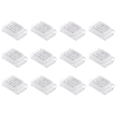 12 Pcs 5 Pin Wire Connectors 22-20 AWG No Strip Insulation Piercing Clips - Image 1 of 4