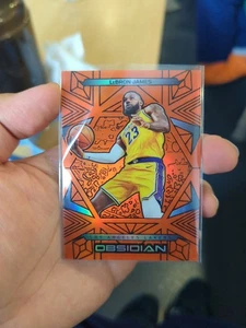 2024-25 Panini Obsidian Lebron James Electric Etch Orange Flood 50/125 - Bild 1 von 2