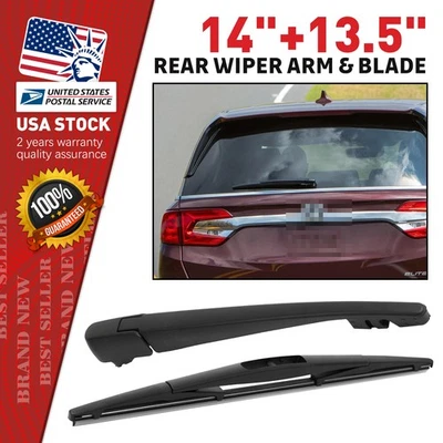 Limpiaparabrisas trasero y brazo limpiaparabrisas para Honda Odyssey 2011-2015 14"+13,5" Foto 1 de 4