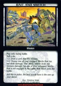 Bait and Switch [Counterstrike] ENG Battletech TCG - Imagen 1 de 2