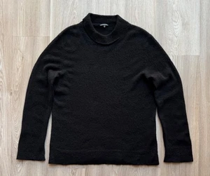 Ann Demeulemeester Alpaca Wool Black Knit Sweater Unisex - Picture 1 of 14