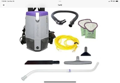 Proteam 107307 Super Coach Pro 6 Mochila Aspiradora con Kit Telescópico Xover Foto 1 de 4