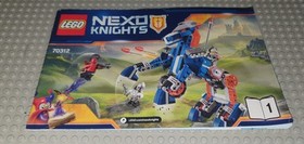 Instructions Only Building Instructions Booklet 1 LEGO NEXO KNIGHTS: Lance's Robo-Horse (70312) 