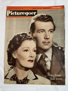 Vintage Picturegoer Magazine June 1946 Michael Redgrave Rachel Kempson - Bild 1 von 12