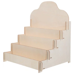 Wooden Card Display Stand For Posters And Stickers Desktop Organizer - Picture 1 of 12