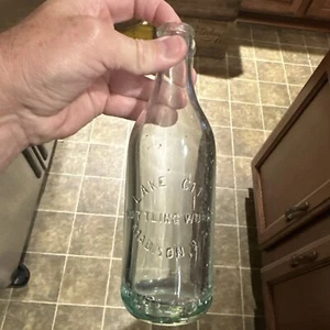 Lake City Bottling Works Embossed Soda Bottle Madison Wisconsin WI - Picture 1 of 13