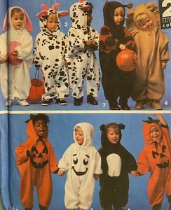 1993 NEW 'SIMPLICITY' CHILD TODDLER COSTUME PATTERN 8582 1/2-4 - Picture 1 of 2