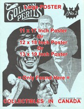 DARK SHADOWS 1985 Barnabas VAMPIRE Fanzine = POSTER Magazine 3 SIZES 17-18-19"