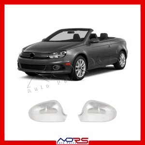 VW EOS COMPATIBLE 2006-2011 COQUE DE RÉTROVISEUR 2 PIÈCES EN ACIER INOXYDABLE - Imagen 1 de 9