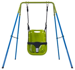 Ausstellung: Sandora 40010 Babyschaukel mit Schaukelgestell XNS001 - 25kg bl/gr - Bild 1 von 1