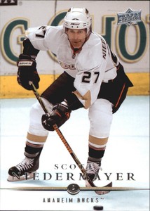 2008-09 Upper Deck Anaheim Ducks Hockey Card #195 Scott Niedermayer