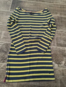 American Eagle Outfitters Girls - XS Long Sleeve Blue & Yellow Striped Shirt - Picture 1 of 7