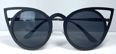 Gafas de sol retro negras ojo de gato años 90 vintage Merry's Italia con estuche nuevas Foto 1 de 4