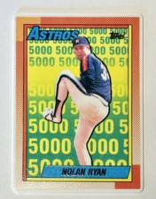 Nolan Ryan 1990 R&N China Topps Porcelain Collection Reprints Limited Edt /5,000