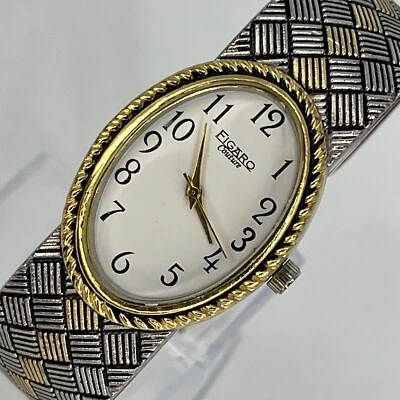 Reloj para mujer Figaro Couture tono dorado y plateado brazalete estilo correa BATERÍA NUEVA Foto 1 de 4