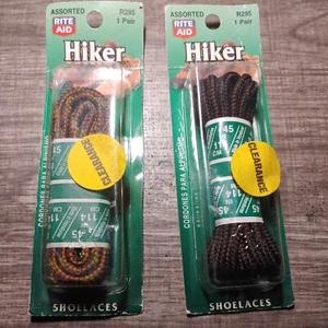 (2pk) 45" Boot and Work Shoelaces (Assorted Colors) R295 Boot Laces, Hiker - Picture 1 of 2