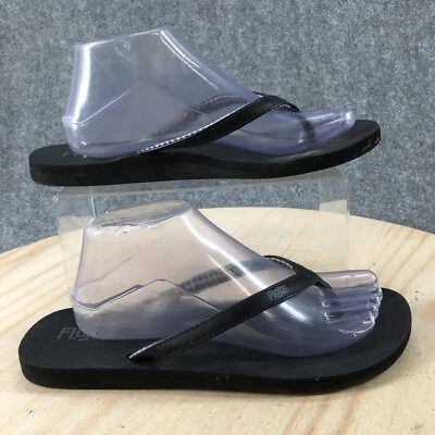 Женские повседневные шлепанцы Flojos 10,5 без шлепанца на плоской подошве черные искусственная кожа - Изображение 1 из 4