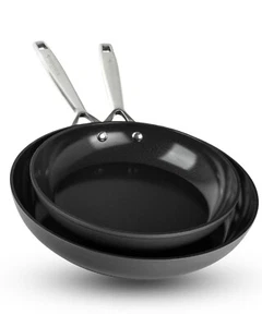 Juego de sartenes Gotham Steel Pro Ultra cerámica 2X 10"" y 12"" - Imagen 1 de 8