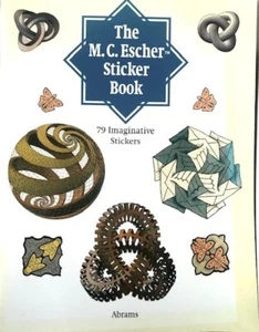 M.C. Escher: Sticker Book , Classic Mathematical Imaginative Designs, Free Ship - Bild 1 von 2