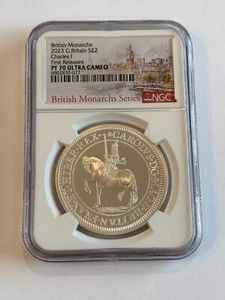 2023 Great Britain 1 oz Silver Proof Charles I British Monarchs NGC PF 70 UCAM - Picture 1 of 2