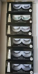 6 NYX Fabulous Fake Eyelash #103-#136-#104-#113-#110-#142 - Picture 1 of 3