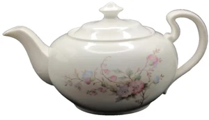 🌸 Vintage Porzellan Floral Teekanne - 14 cm hoch, 24 cm lang - nie benutzt - Bild 1 von 9