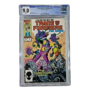 Marvel Comics TRANSFORMERS THE MOVIE #2 CGC 9.0 Hot Rod Grimlock Cover - Picture 1 of 2