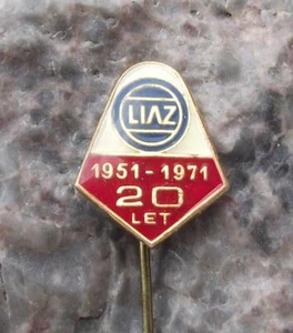 1971 LIAZ Truck Lorry Manufacturuer of Czechoslovakia 20th Anniversary Pin Badge - Picture 1 of 2