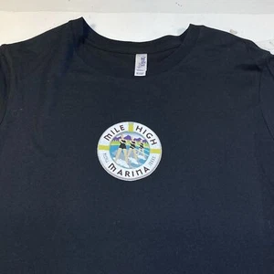 NEW MILE HIGH MARINA McCALL IDAHO TEE T SHIRT Womens XL Water Ski Skiing - Picture 1 of 3