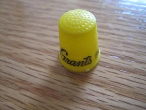 Advertising Thimble--Grant's Fashion Fabrics - Picture 1 of 3