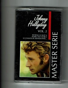 Johnny HALLYDAY K7 AUDIO MASTER SERIE Vol 2 RETIENS LA NUIT - NOIR C'EST NOIR - Picture 1 of 3