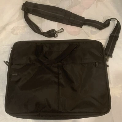 Dell 17” Computadora Laptop Estuche de Transporte Maletín Bolso de Hombro Negro Foto 1 de 4