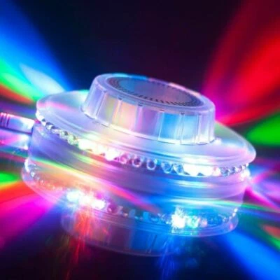 Disco 360 Ice Light Show Flashing Party LED Light Music and Sound Responsive - Image 1 of 4