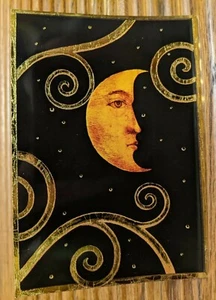 Greeting Card Moon and Swirls - 2 Boxes of 8 cards (GC2) - Picture 1 of 2