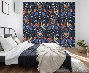 3D Cartoon Bunny Bird K2247 Window Photo Curtain Printing Fabric Panda 2023 - Picture 1 of 7