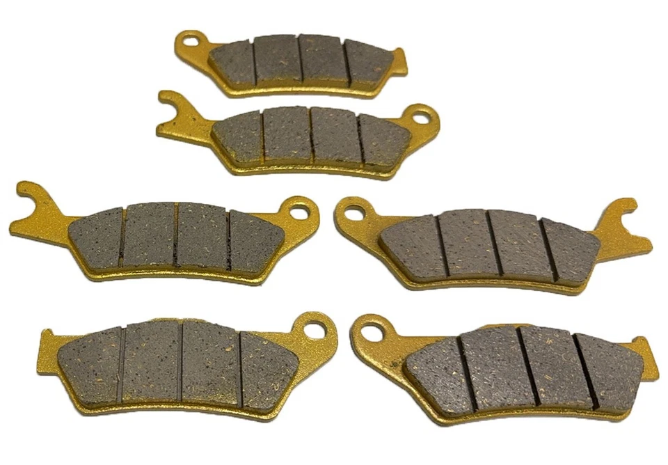 Juego de pastillas de freno cerámicas delanteras y traseras Can-Am Renegade 570, 650, 850, 1000 2020-2025 Foto 1 de 3