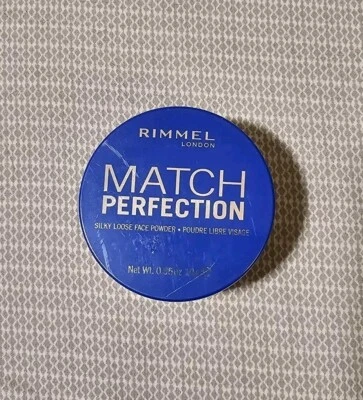 RIMMEL Match Perfection Blendable Silky Loose Face Powder 001 Transparent NEW - Image 1 of 2