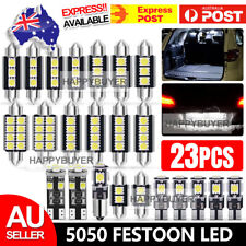 23x Car 12v Led Festoon Interior White Light Bulb 5050 5smd Auto Dome Globe HOT