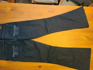 AMERICAN EAGLE OUTFITTERS DARKREAL FLARE JEANS Size 2 - Picture 1 of 6