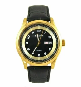 Reloj Mecánico Slava Europe SL102 Analógico Impermeable Hombre Reloj Correa Cuero  - Imagen 1 de 21