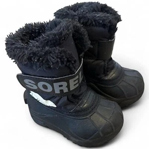 Sorel Toddler Snow Commander Boot 6C fleece lined waterproof traction insulated - Picture 1 of 5