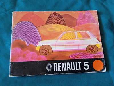 RENAULT 5 LIBRETTO USO E MANUTENZIONE - Immagine 1 di 2