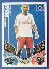 TOPPS Dennis Aogo Hamburger SV Bundesliga 2011/12 Match Attax Trading Card