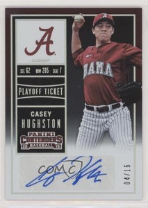 2015 Panini Contenders College Playoff Ticket /15 Casey Hughston (Throwing) Auto