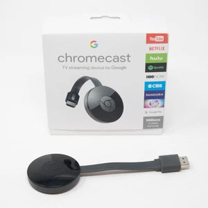 Google Chromecast Streaming HDMI 2017 Modèle 2ème Génération Wi-Fi Netflix Hulu YouTube - Photo 1/12