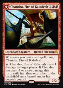 MTG English Chandra, Fire of Kaladesh (Chandra, Roaring Flame) NM Foil - Picture 1 of 1