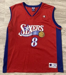 Y2K PHILADELPHIA 76ers SIXERS AARON MCKIE BASKETBALL JERSEY CHAMPION SZ 44 LARGE - Picture 1 of 7